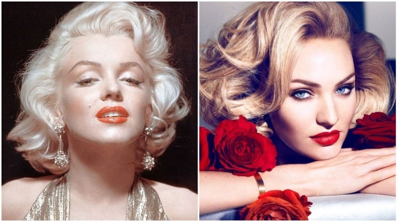 Marilyn Monroe Blonde Curly Hairstyle
