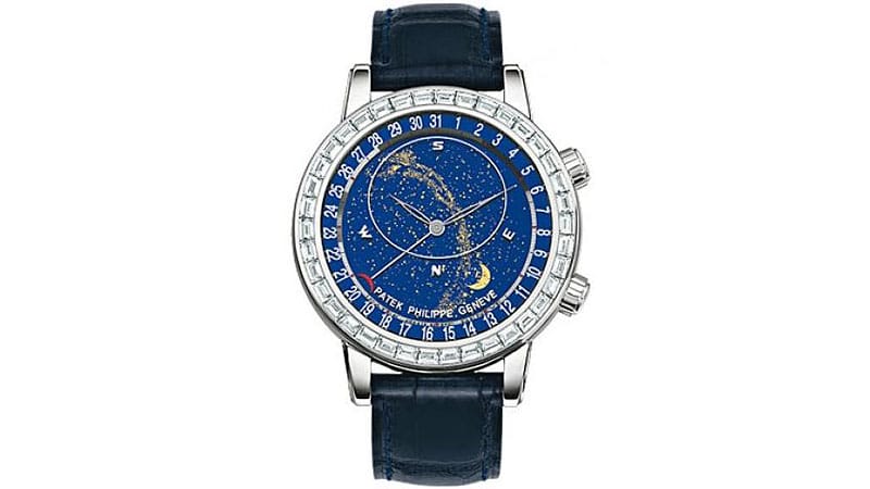 Patek Philippe Grand Complications Celestial 18K White Gold Diamond Men's Watch
