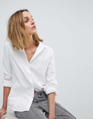 new look denim dress black