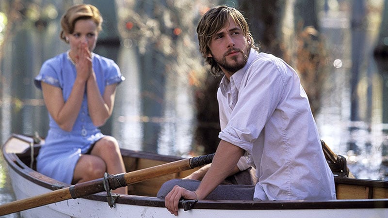 Ryan Gosling in The Notebook