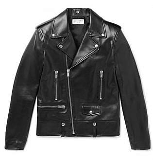 SAINT LAURENT leather JAcket