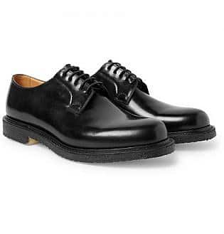 Shannon Whole-Cut Polished-Leather Derby Shoes