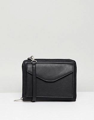 Street Level Black Mini Cross Body Bag