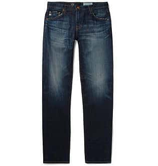 Tellis Slim-Fit Distressed Stretch-Denim Jeans