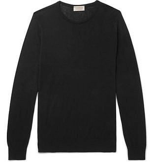 Theon Slim Fit Sea Island Cotton And Cashmere Blend Sweater