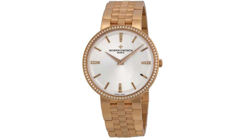 Vacheron Constantin Traditionnelle Manual Wind Silver Dial 18kt Rose Gold Men's Watch 81577V01R-9271
