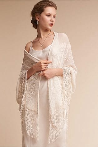 Veranda Burnout Velvet Wrap