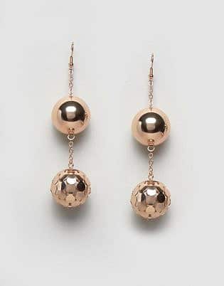 Warehouse Double Orb Drop Earrings