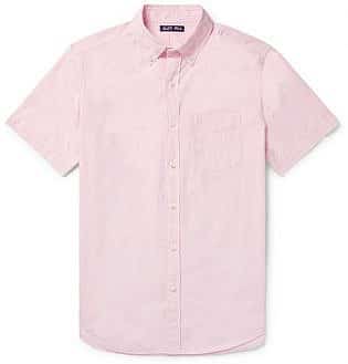 pink button up shirt mens