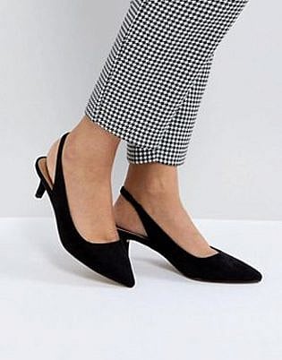 Asos Spirit Slingback Kitten Heels