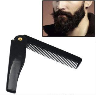 Hairdressing Beauty Folding Beard And Beard Comb