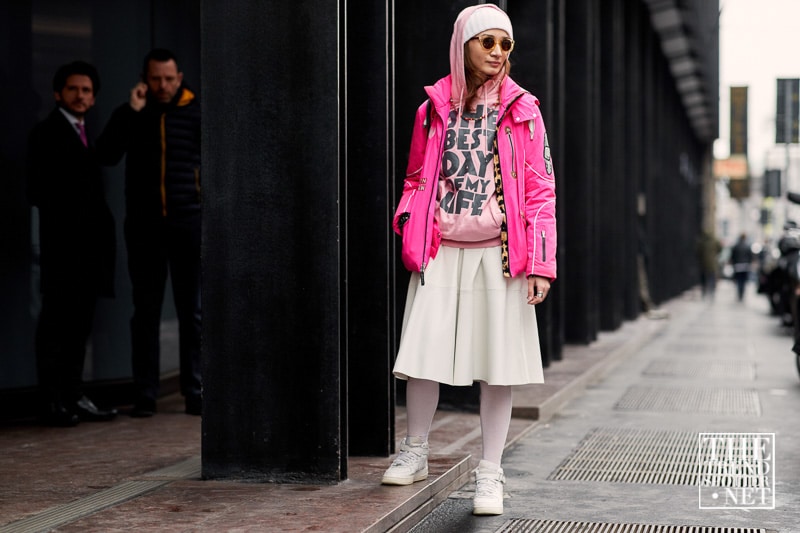 Milan Fashion Week Aw 2018 Street Style Women 102