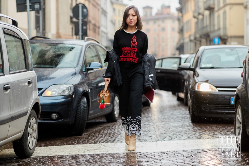 Milan Fashion Week Aw 2018 Street Style Women 70