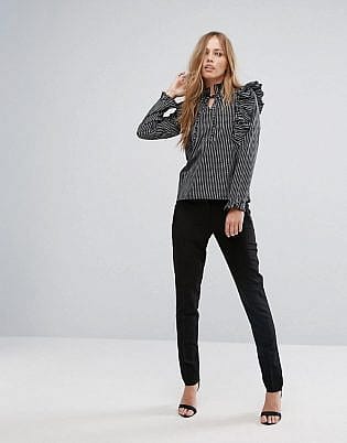 smart casual blouse and pants