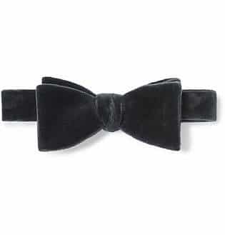 Pre Tied Velvet Bow Tie