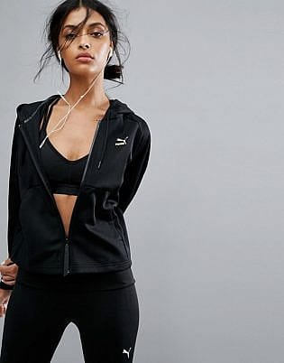 Puma Mesh Hooded Track Jacket