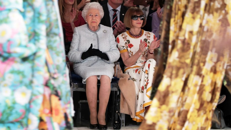 The Queen Makes a Surprise Appearance at London Fashion Week