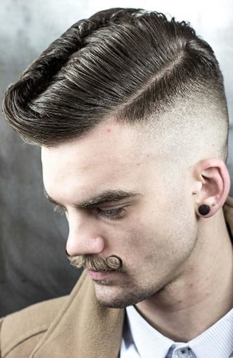 High Fade with Quiff