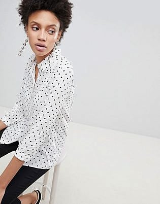 Stradivarius Polka Dot Shirt