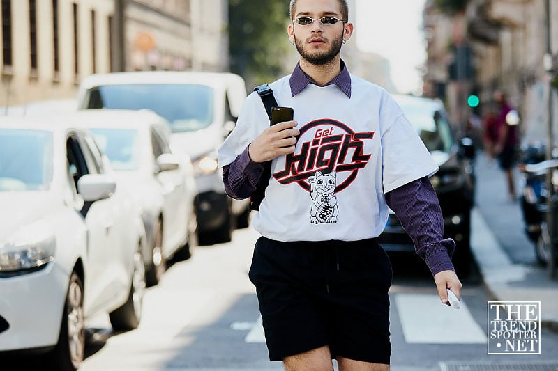 Street Style Milan Menswear Fashion Week Ss19 73