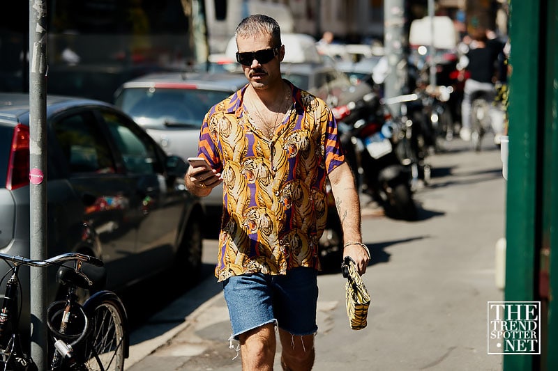 Street Style Milan Menswear Fashion Week Ss19 78