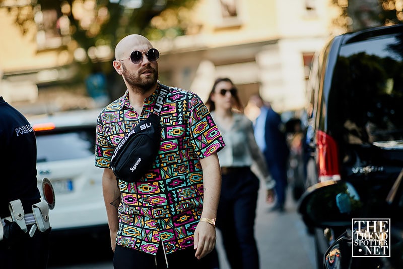 Street Style Milan Menswear Fashion Week Ss19 83