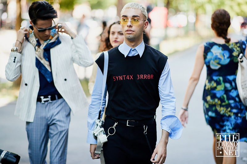 Street Style Milan Menswear Fashion Week Ss19 92
