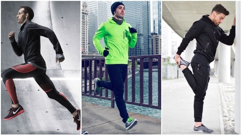 Winter Cold Weather Running Clothes Men