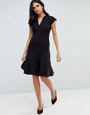 Y.A.S Cisley V Neck A Line Dress
