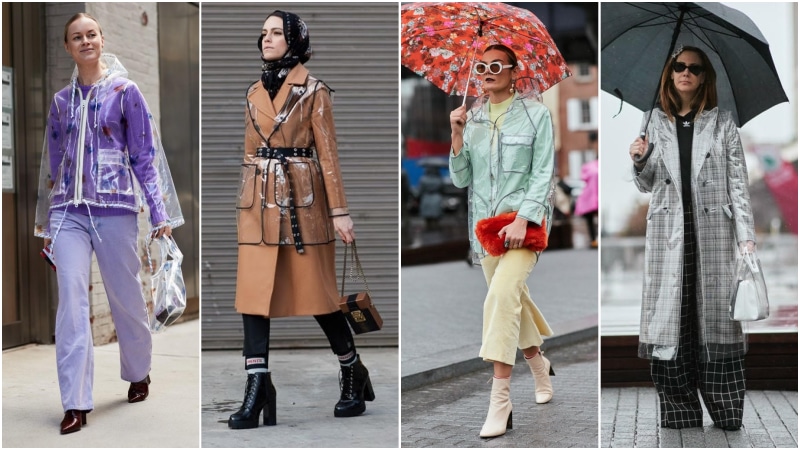 Statement clear raincoats