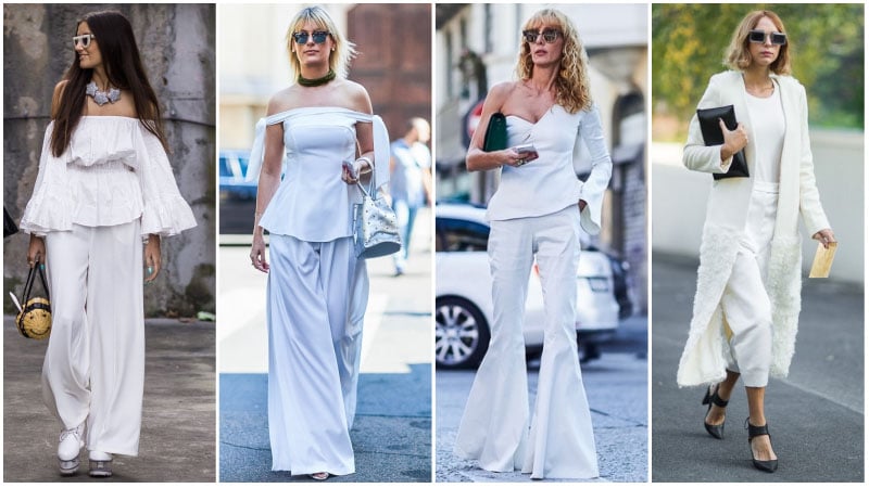 all white dress outfits