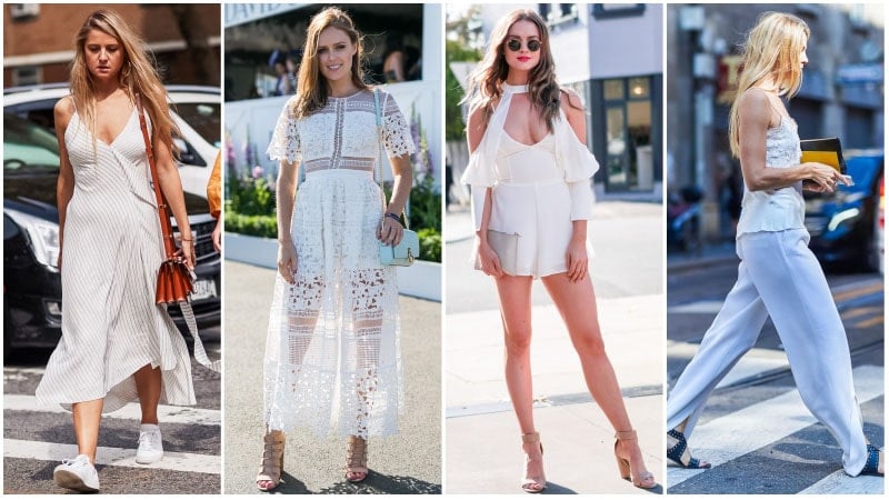 All White Summer Outfits