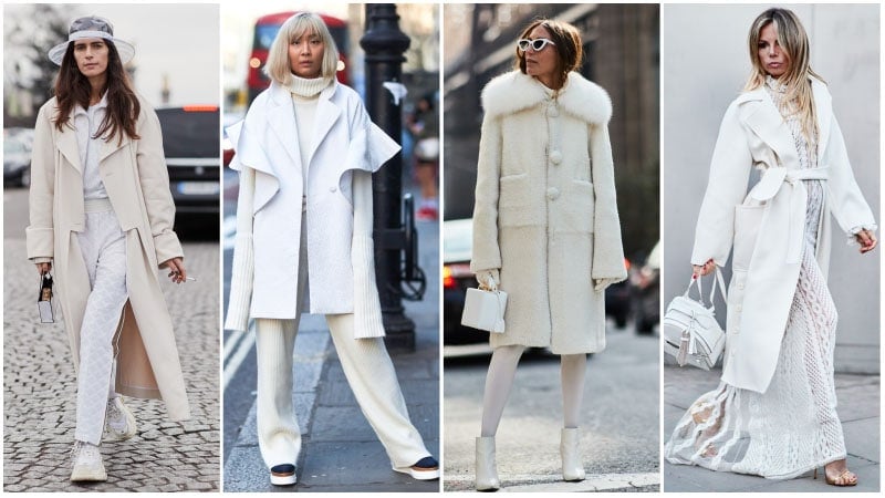 All White Winter Outfits