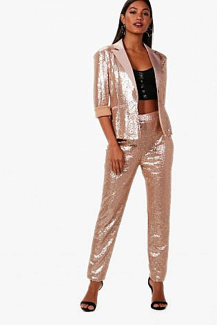 Boutique Annie Sequin Tailored Blazer