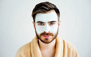 Man With A Clay Mask