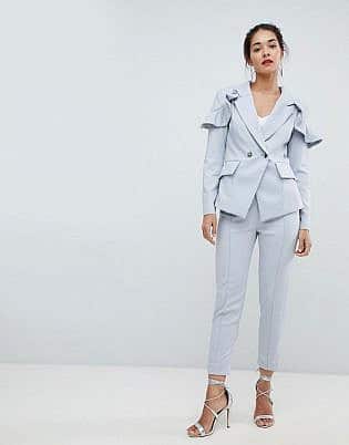 Elliatt Frill Tailored Jacket & Pant Co Ord