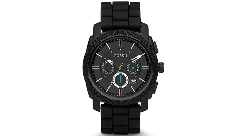 Fossil Men's Fs4487 Machine Chronograph Black Stainless Steel Watch