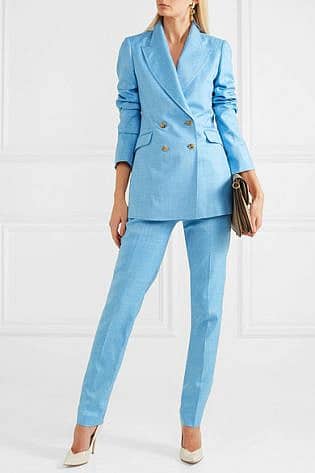 dressy linen pant suits