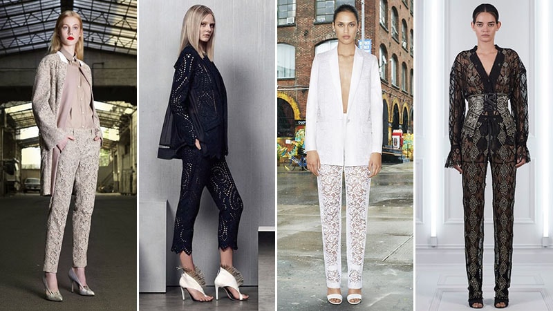 Lace Pant Suits