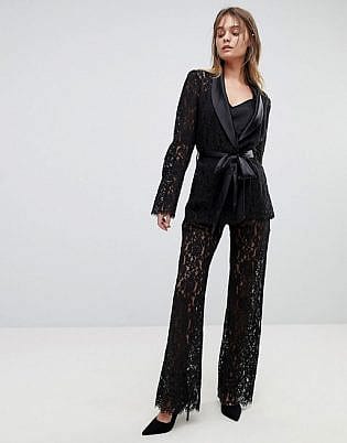 black pantsuit for wedding