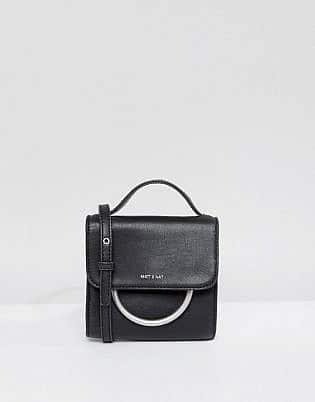 Matt & Nat Suri Mini Flap Over Cross Body Bag With Ring Detail