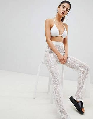 Prettylittlething Lace Beach Pants