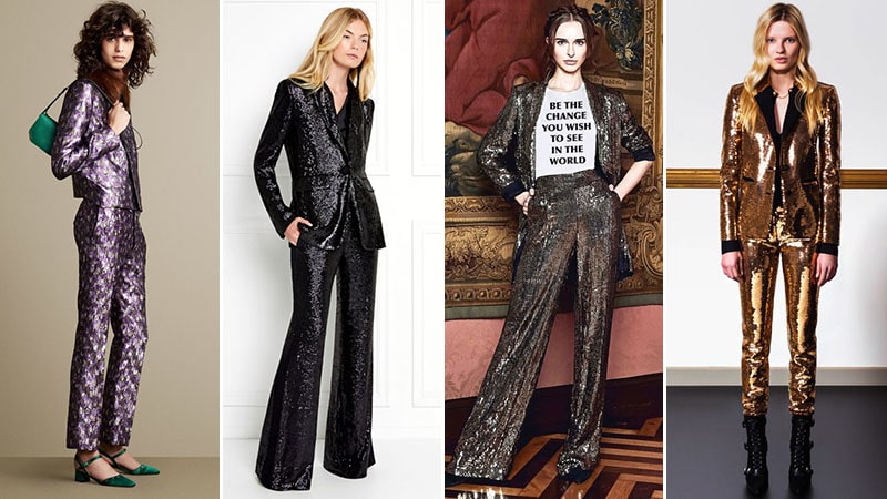 Sequin Pant Suits