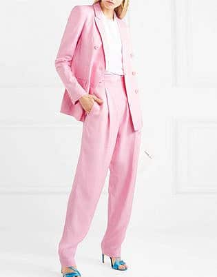 Tibi Satin Twill Tapered Pants