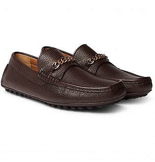 Tom Ford York Chain Trimmed Full Grain Leather Driving Shoes13