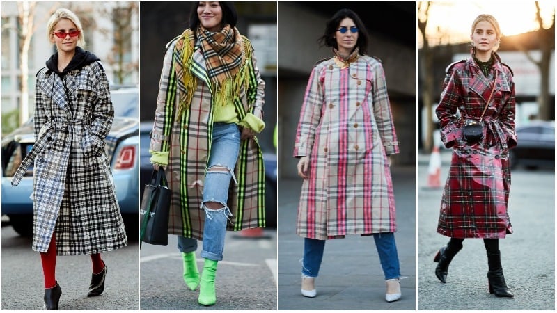 Plaid Rain Coats