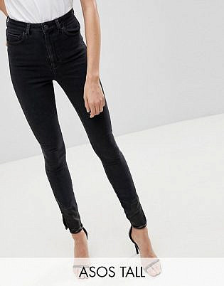 black jeans with black heels