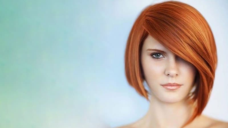 Asymmetrical Bob With Side Bangs