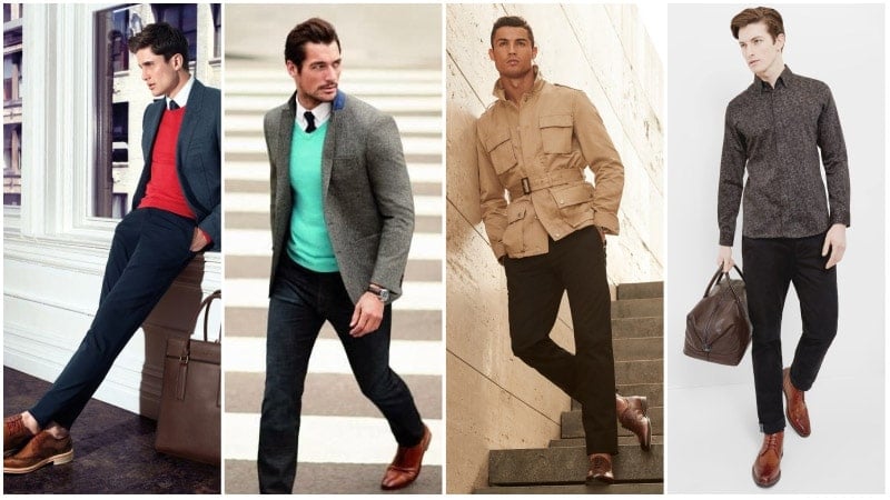 How to Wear Black Pants with Brown Shoes - The Trend Spotter