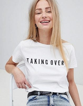 Dr Denim Slogan T Shirt